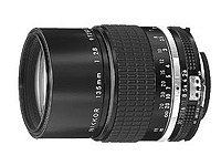 Lens Nikon Nikkor MF 135 mm f/2.8
