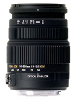 Sigma 50-200 mm f/4-5.6 DC OS HSM