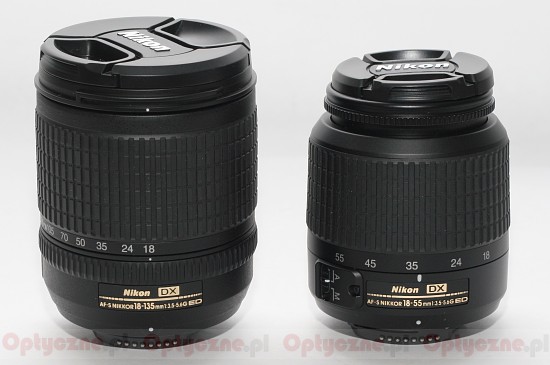 Nikon Nikkor AF-S DX 18-135 mm f/3.5-5.6G ED-IF - Build quality