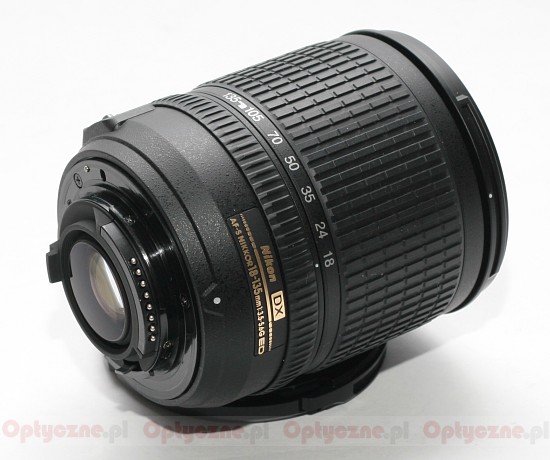 Nikon Nikkor AF-S DX 18-135 mm f/3.5-5.6G ED-IF - Build quality