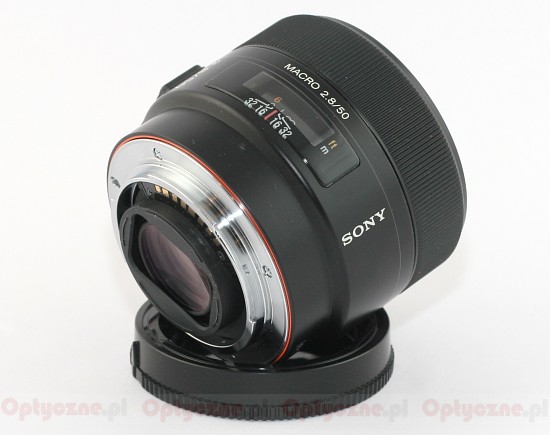Sony 50 mm f/2.8 Macro - Build quality