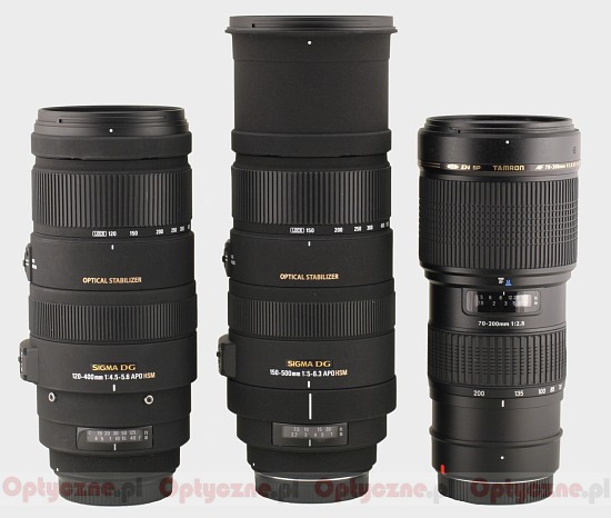 Sigma 150-500 mm f/5.0-6.3 APO DG OS HSM - Build quality and image stabilization