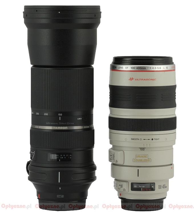 Tamron SP 150-600 mm f/5-6.3 Di VC USD - Build quality and image stabilization