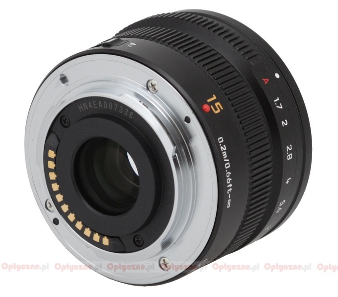 Panasonic Leica DG Summilux 15 mm f/1.7 ASPH - Build quality