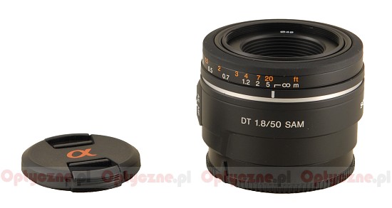 Sony DT 50 mm f/1.8 SAM - Build quality