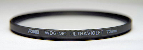 UV filters test - supplement - Fomei WDG-MC Ultraviolet 72 mm