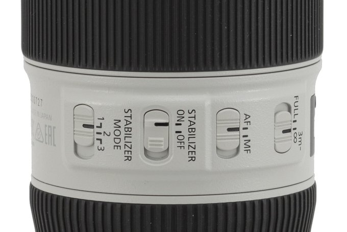 Canon EF 70-200 mm f/4L IS II USM - Build quality and image stabilization