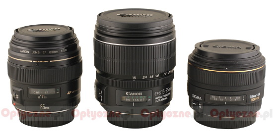 Canon EF-S 15-85 mm f/3.5-5.6 IS USM - Build quality and image stabilization