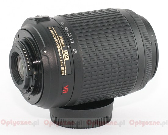 Nikon Nikkor AF-S DX 55-200 mm f/4-5.6G IF-ED VR - Build quality