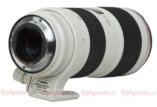 Canon EF 70-200 mm f/2.8L IS II USM - Build quality and image stabilization