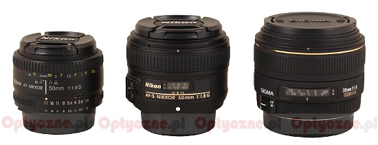 Nikon Nikkor AF-S 50 mm f/1.8G - Build quality
