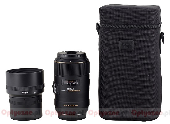 Sigma 105 mm f/2.8 EX DG OS HSM Macro - Build quality and image stabilization