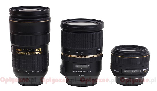 Tamron SP 24-70 mm f/2.8 Di VC USD - Build quality and image stabilization