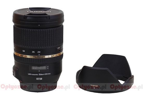 Tamron SP 24-70 mm f/2.8 Di VC USD - Build quality and image stabilization
