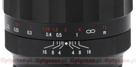 Voigtlander Nokton 17.5 mm f/0.95 Aspherical - Focusing