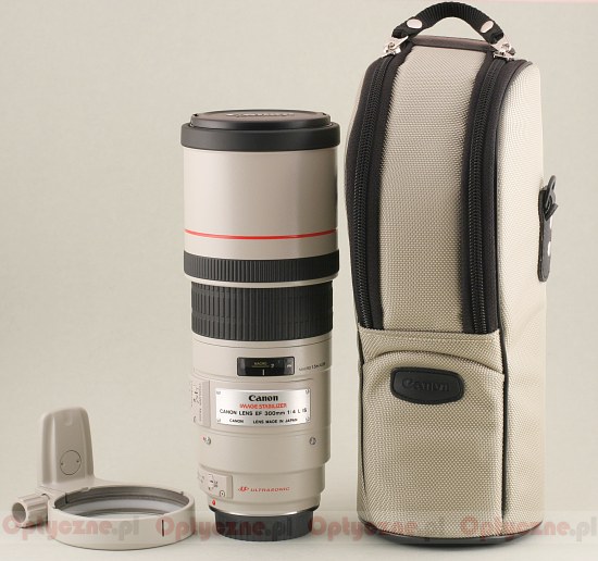 Canon EF 300 mm f/4L IS USM - Build quality and image stabilization