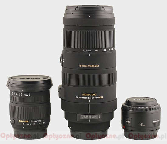 Sigma 120-400 mm f/4.5-5.6 APO DG OS HSM - Build quality and image stabilization