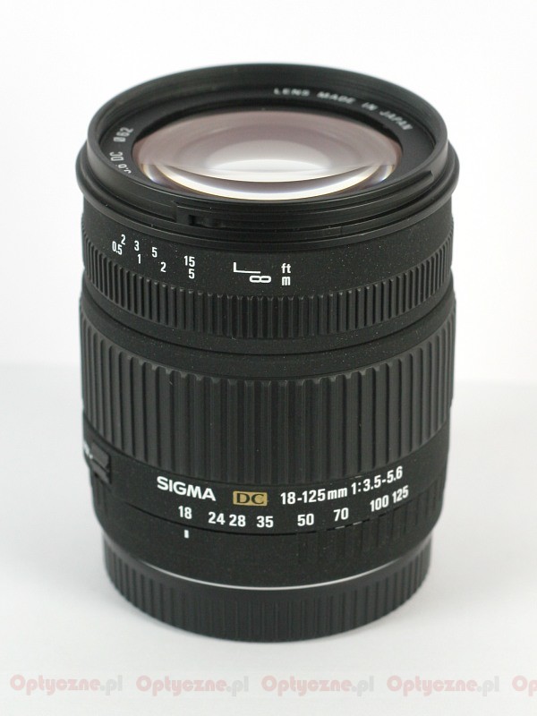 Sigma 18-125 mm f/3.5-5.6 DC ASP IF - LensTip.com