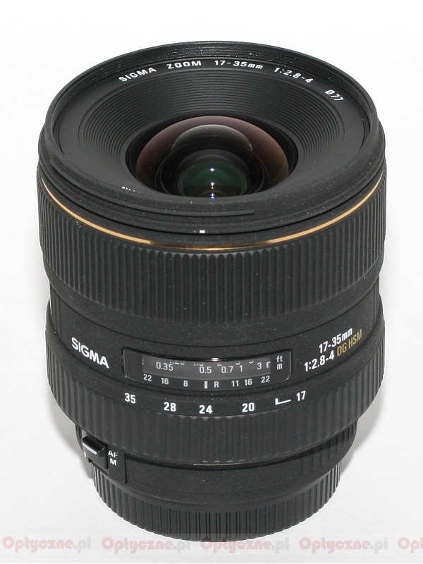 Sigma 17-35 mm f/2.8-4 EX DG HSM Aspherical - LensTip.com
