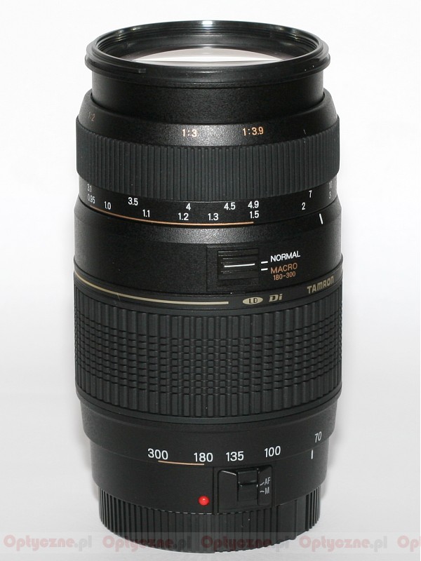 Tamron AF 70-300 mm f/4-5.6 Di LD Macro - LensTip.com