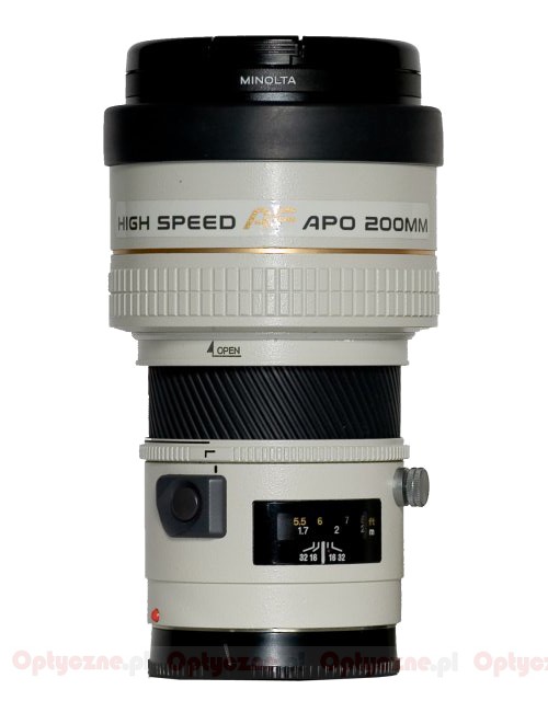 Konica Minolta AF 200 mm f/2.8 APO G - LensTip.com