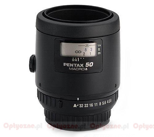 Pentax smc FA 50 mm f/2.8 Macro - LensTip.com