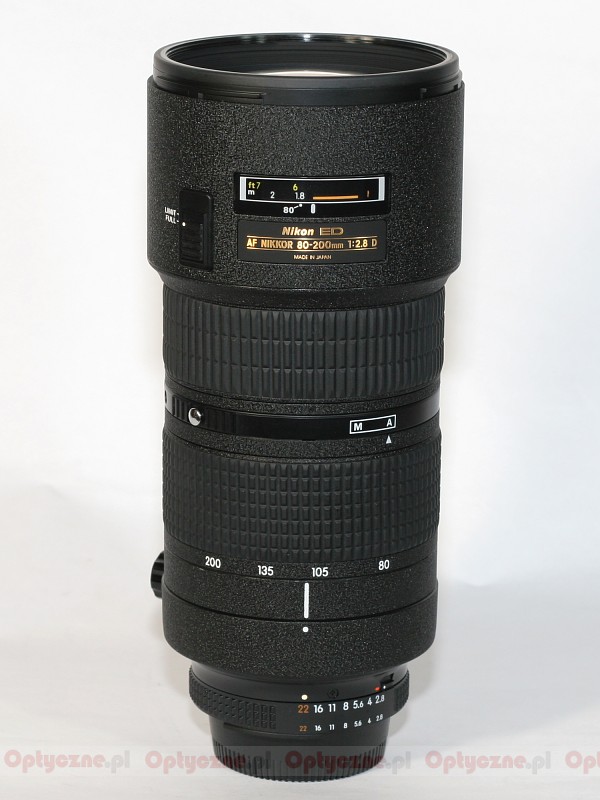 Nikon Nikkor AF 80-200 mm f/2.8D ED - LensTip.com