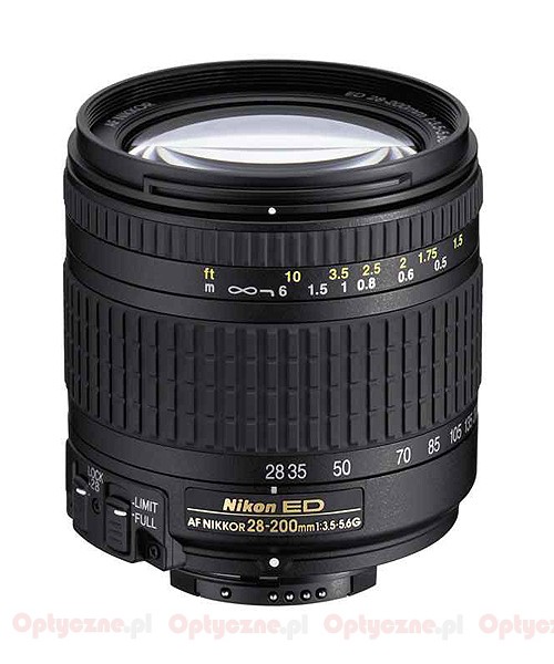 Nikon Nikkor AF 28-200 mm f/3.5-5.6G IF-ED - LensTip.com