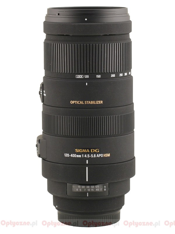Sigma 120-400 mm f/4.5-5.6 APO DG OS HSM - LensTip.com