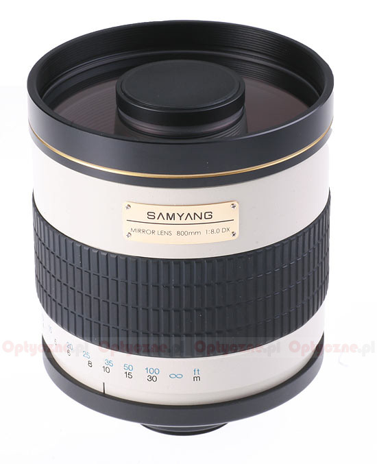Graan ijs compressie Samyang 800 mm Mirror MC f/8.0 - LensTip.com