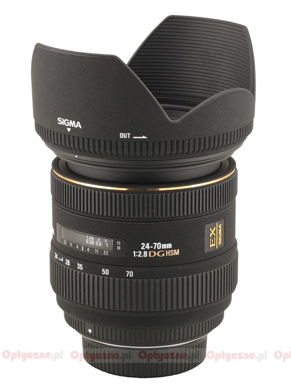 Sigma 24-70 mm f/2.8 EX DG HSM - LensTip.com