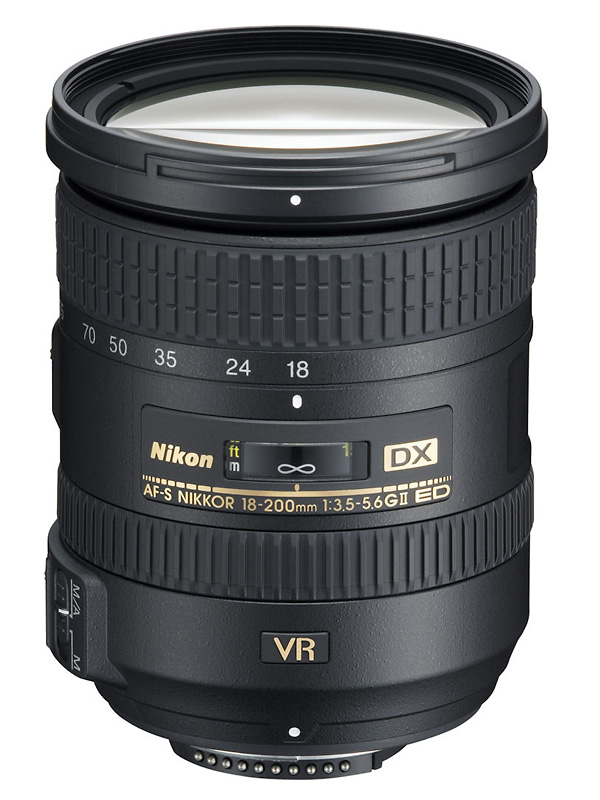 Nikon Nikkor AF-S DX 18-200 mm f/3.5-5.6G ED VR II - LensTip.com