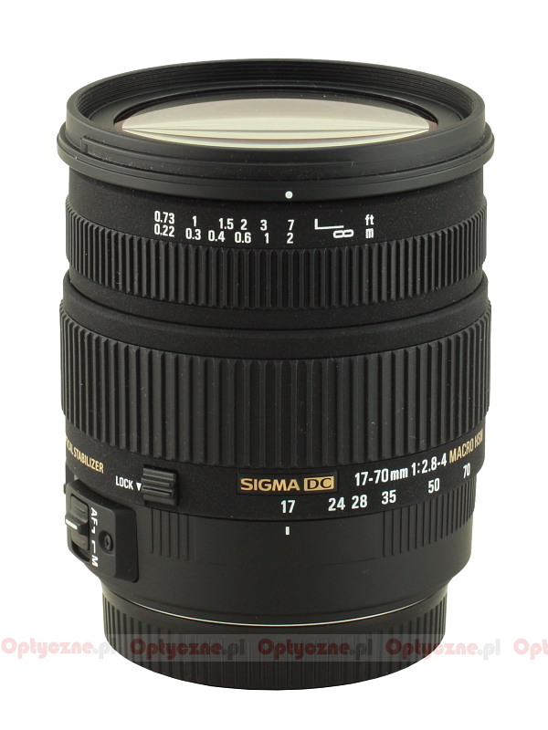 Sigma 17-70 mm f/2.8-4.0 DC Macro OS HSM - LensTip.com