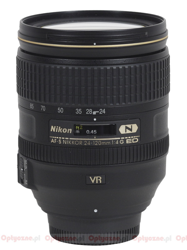 Nikon Nikkor AF-S 24-120 mm f/4G ED VR - LensTip.com