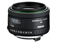Lens Pentax HD FA 50 mm f/1.4