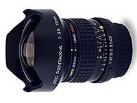 Lens Pentax smc A 15 mm f/3.5