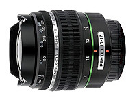 Lens Pentax smc DA 10-17 mm f/3.5-4.5 ED (IF) Fish Eye