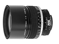 Lens Nikon Nikkor MF 135 mm f/2