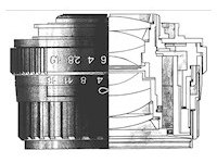Lens CCCP Helios-70 52 mm f/1.9