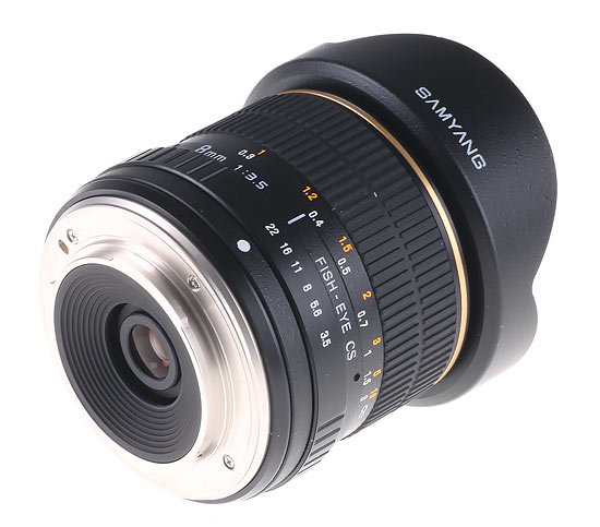 Samyang 8 mm fish-eye and 85 mm f/1.4 with Olympus 4/3 mount