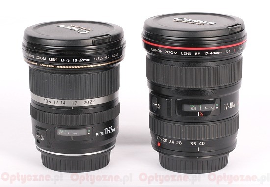 Canon EF 17-40 mm f/4.0L USM - Build quality