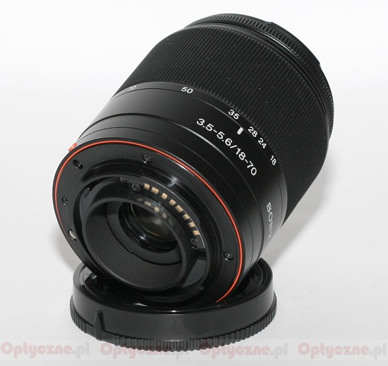 Sony DT 18-70 mm f/3.5-5.6 - Build quality