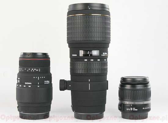 Sigma 100-300 mm f/4 DG EX APO IF HSM - Build quality