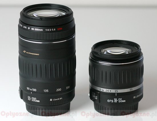 Canon EF 90-300 mm f/4.5-5.6 USM review - Build quality - LensTip.com