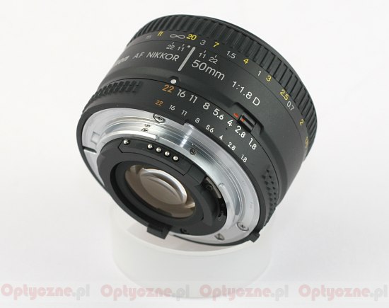 Nikon Nikkor AF 50 mm f/1.8D - Build quality