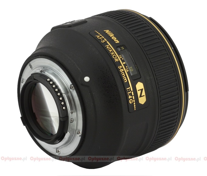 Nikon Nikkor AF-S 58 mm f/1.4G - Build quality