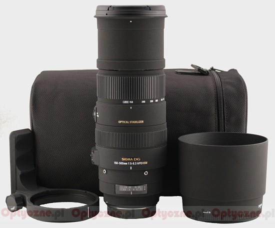 Sigma 150-500 mm f/5.0-6.3 APO DG OS HSM - Build quality and image stabilization