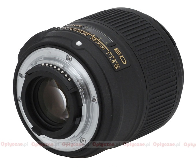 Nikon Nikkor AF-S 35 mm f/1.8G ED - Build quality