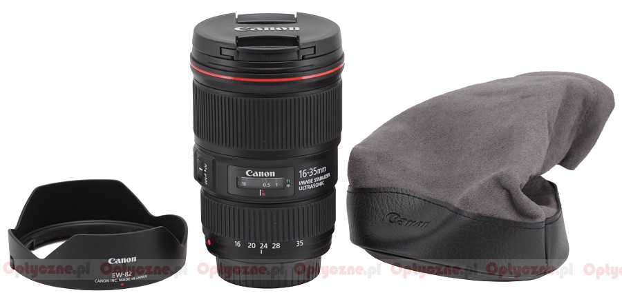 Canon EF 16-35 mm f/4L IS USM review - Build quality and image 