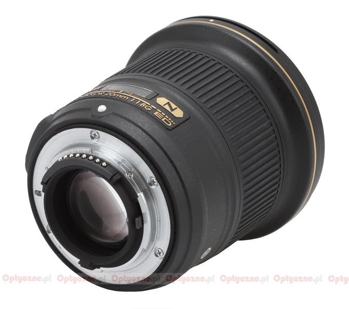 Nikon Nikkor AF-S 20 mm f/1.8G ED - Build quality